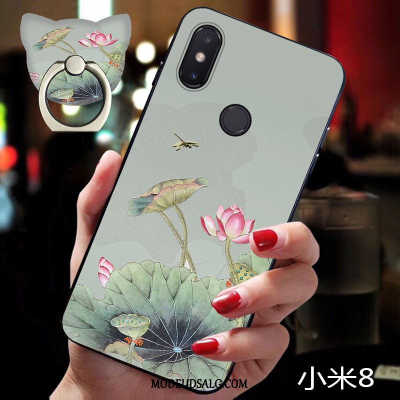 Xiaomi Mi 8 Etui Alt Inklusive Grøn Anti-fald Kreativ Beskyttelse