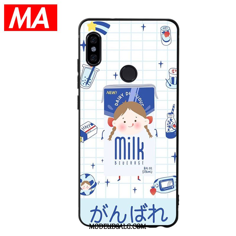 Xiaomi Mi 8 Etui / Cover Blød Simple Ungdom Blå Smuk