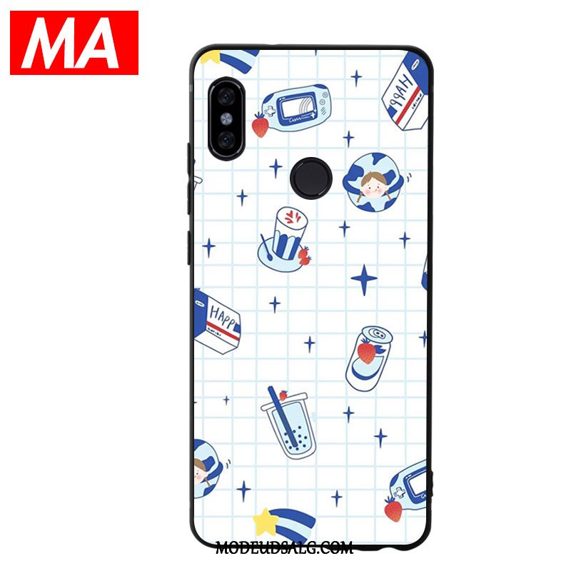 Xiaomi Mi 8 Etui / Cover Blød Simple Ungdom Blå Smuk