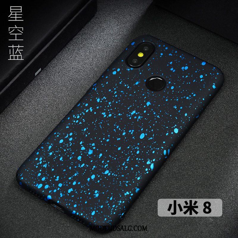 Xiaomi Mi 8 Etui / Cover Ring Alt Inklusive Beskyttelse Anti-fald Blå