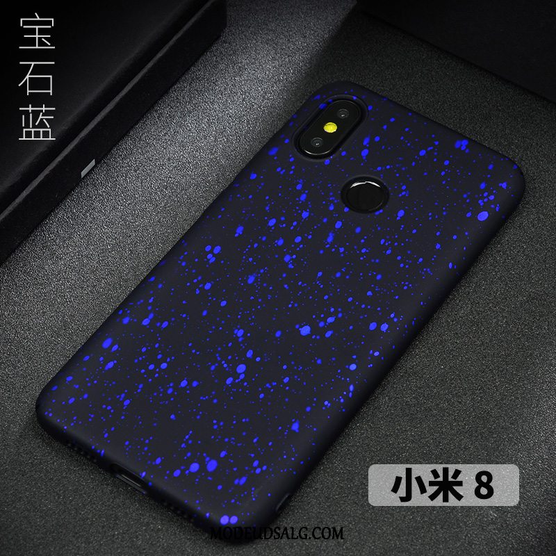 Xiaomi Mi 8 Etui / Cover Ring Alt Inklusive Beskyttelse Anti-fald Blå