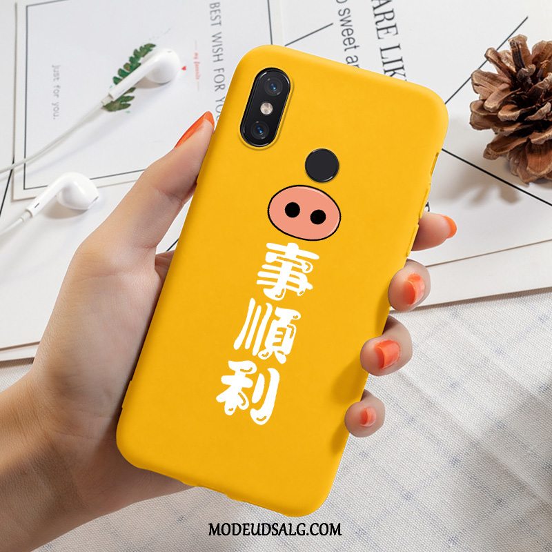 Xiaomi Mi 8 Etui / Cover Simple Trendy Anti-fald Elskeren Solid Farve