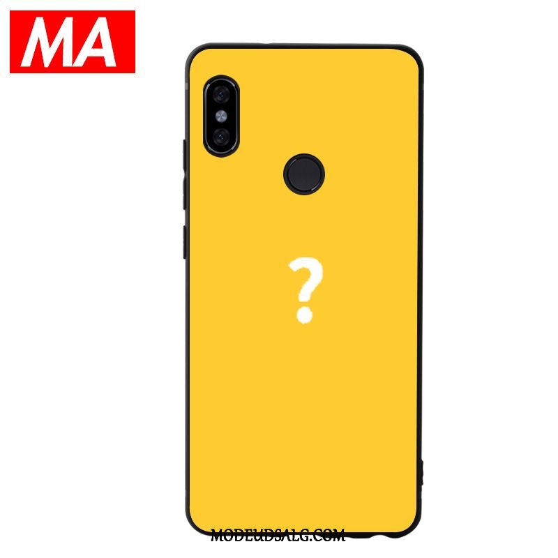 Xiaomi Mi 8 Etui / Cover Ungdom Blød Sort Mønster Silikone