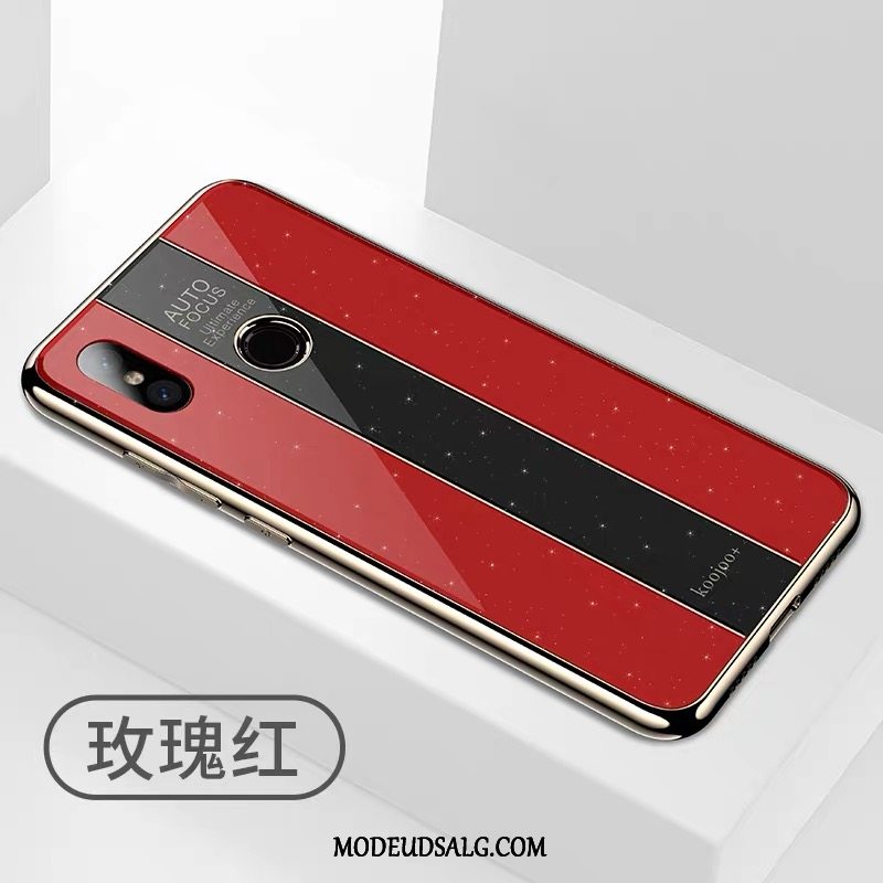 Xiaomi Mi 8 Etui / Cover Ungdom Sort Beskyttelse Silikone Belægning