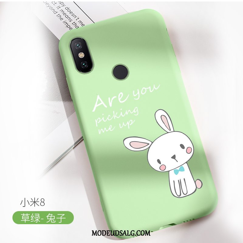 Xiaomi Mi 8 Etui Grøn Nubuck Anti-fald Kreativ Lille Sektion