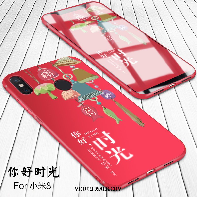 Xiaomi Mi 8 Etui Gul Af Personlighed Lille Sektion Kreativ Beskyttelse