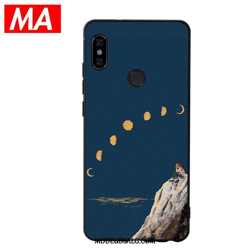 Xiaomi Mi 8 Etui Lille Sektion Mønster Simple Cover Oliemaleri