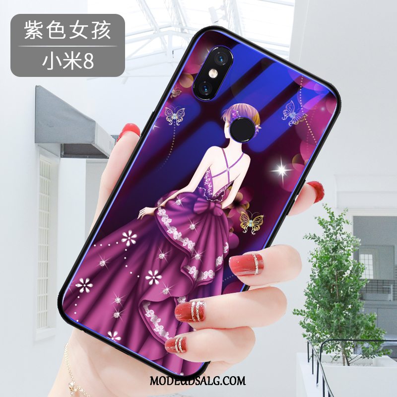 Xiaomi Mi 8 Etui Net Red Smuk Blå Trend Kreativ