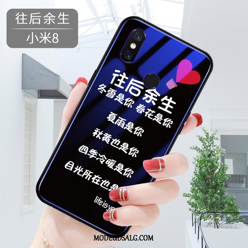 Xiaomi Mi 8 Etui Net Red Smuk Blå Trend Kreativ