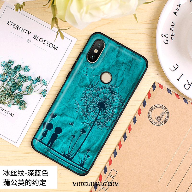 Xiaomi Mi 8 Etui Silikone Membrane Nubuck Alt Inklusive Hård