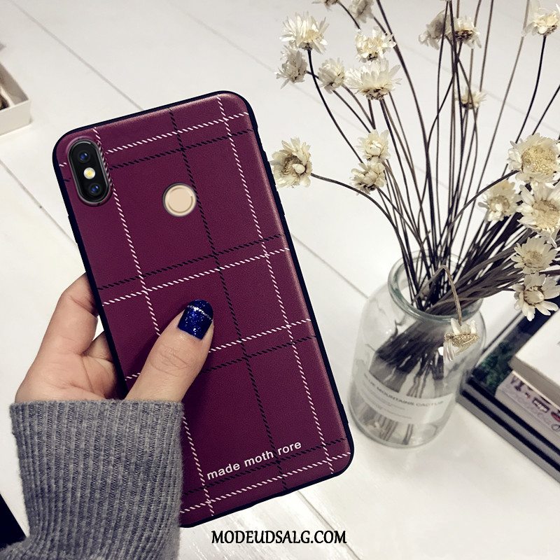 Xiaomi Mi 8 Etui Silikone Nubuck Trend Cover Tynd