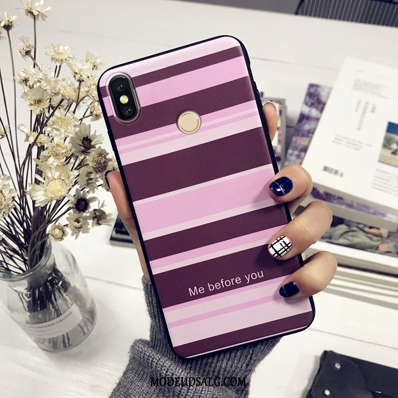 Xiaomi Mi 8 Etui Silikone Nubuck Trend Cover Tynd