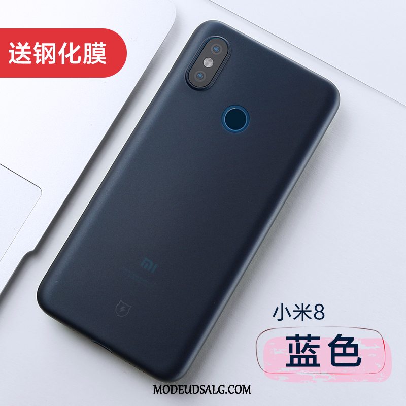 Xiaomi Mi 8 Etui Tynd Silikone Sort Trendy Alt Inklusive