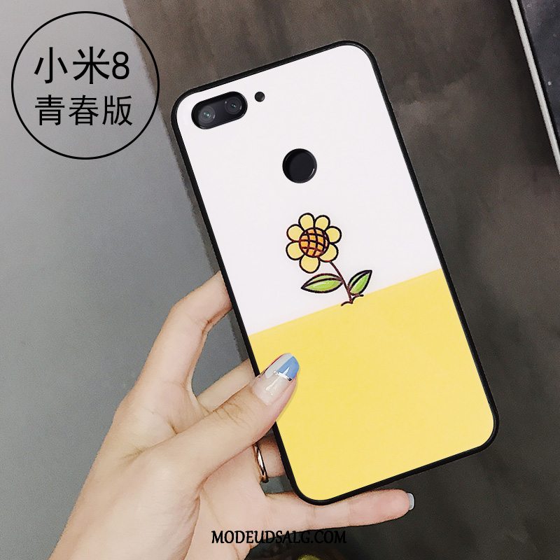 Xiaomi Mi 8 Lite Etui Af Personlighed Frisk Lille Sektion Cover Simple