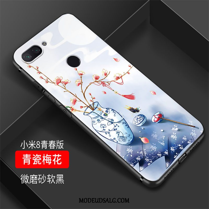 Xiaomi Mi 8 Lite Etui Cover Kinesisk Stil Af Personlighed Silikone Vintage