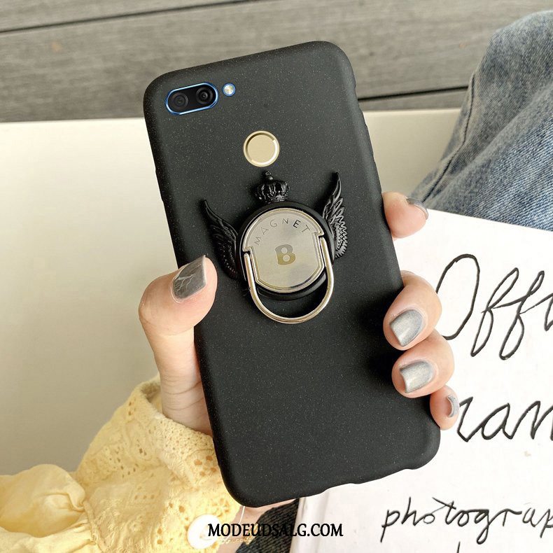 Xiaomi Mi 8 Lite Etui / Cover Silikone Blød Vinrød Ring Af Personlighed