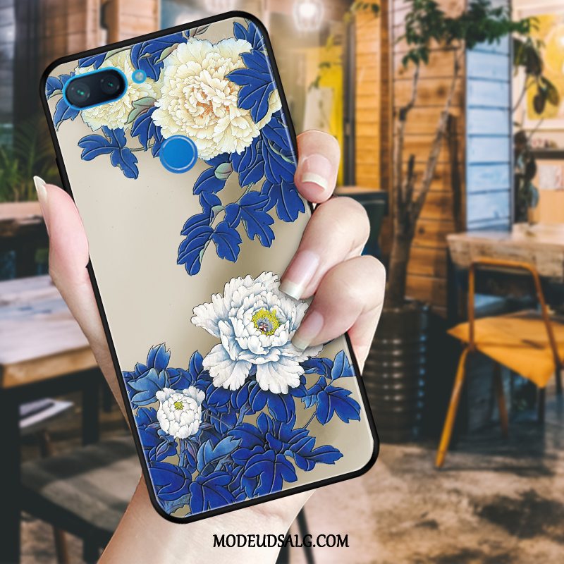 Xiaomi Mi 8 Lite Etui / Cover Ungdom Kinesisk Stil Blomster Relief