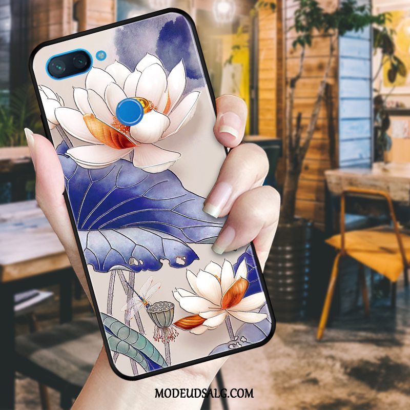 Xiaomi Mi 8 Lite Etui / Cover Ungdom Kinesisk Stil Blomster Relief