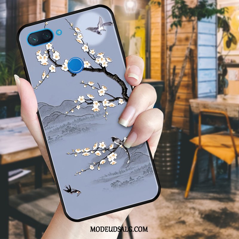 Xiaomi Mi 8 Lite Etui / Cover Ungdom Kinesisk Stil Blomster Relief