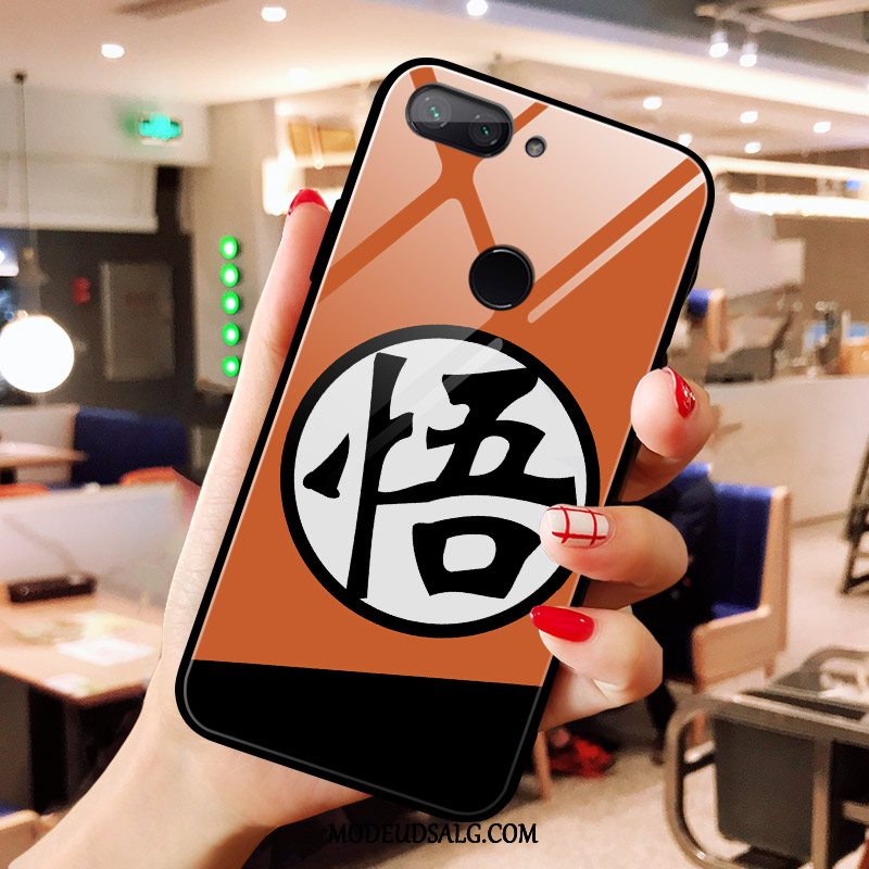 Xiaomi Mi 8 Lite Etui Dragon Rød Ungdom Orange Glas