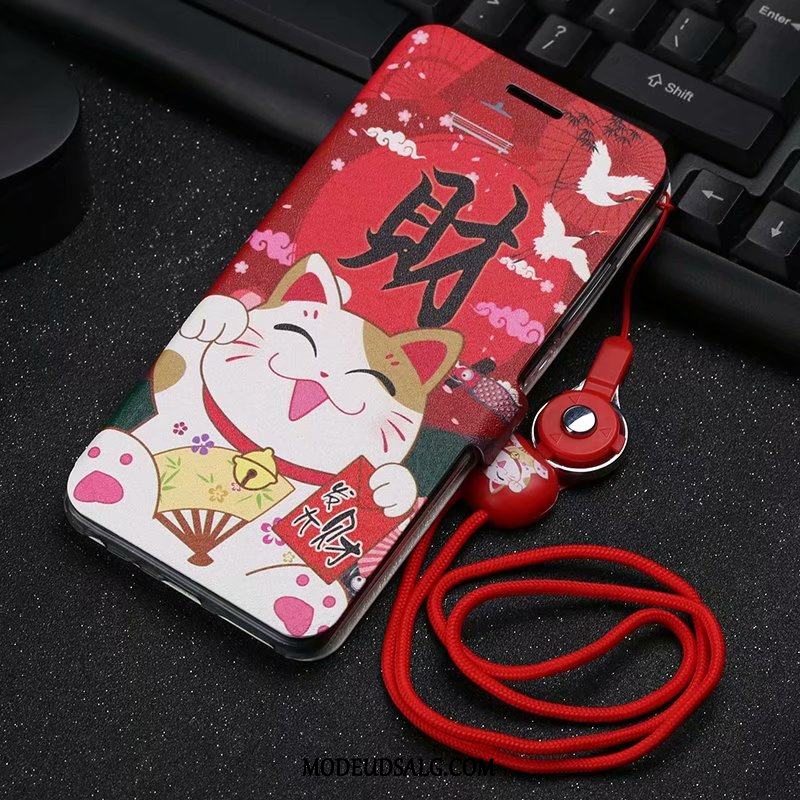 Xiaomi Mi 8 Lite Etui Hængende Ornamenter Af Personlighed Trend Cartoon Malet