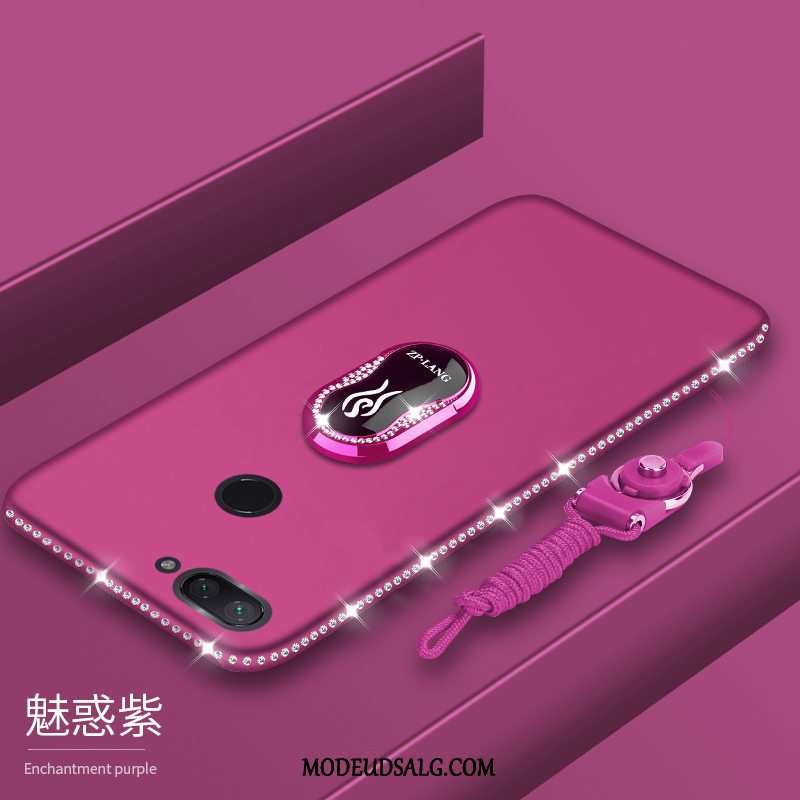 Xiaomi Mi 8 Lite Etui Hængende Ornamenter Alt Inklusive Beskyttelse Strass Blød