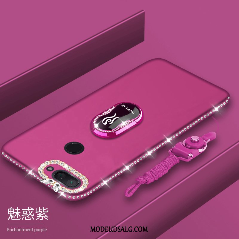 Xiaomi Mi 8 Lite Etui Hængende Ornamenter Alt Inklusive Beskyttelse Strass Blød