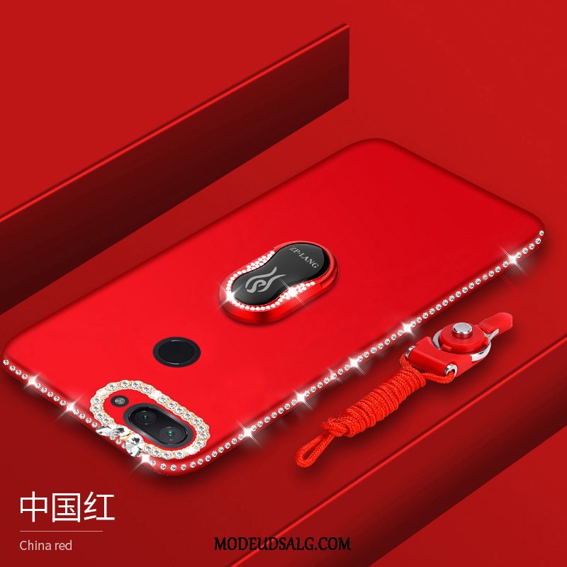 Xiaomi Mi 8 Lite Etui Hængende Ornamenter Alt Inklusive Beskyttelse Strass Blød