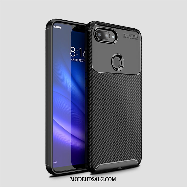 Xiaomi Mi 8 Lite Etui Lille Sektion Business Cyan Anti-fald Blød