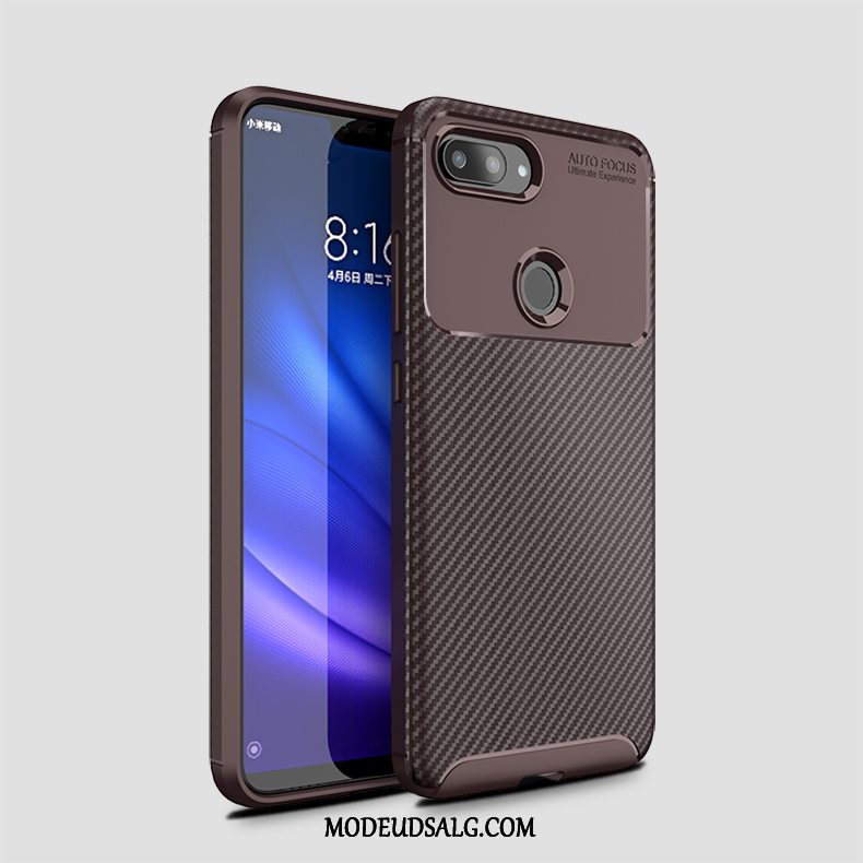 Xiaomi Mi 8 Lite Etui Lille Sektion Business Cyan Anti-fald Blød