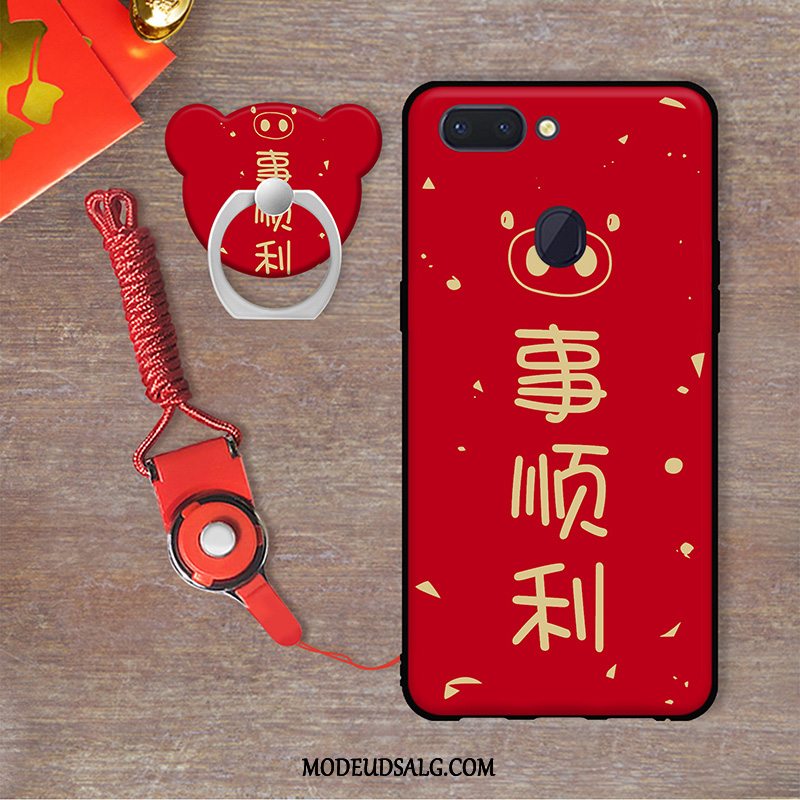 Xiaomi Mi 8 Lite Etui Lille Sektion Rød Ungdom Blød Beskyttelse