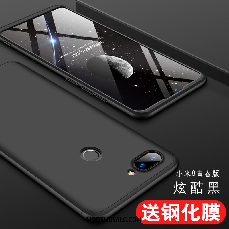 Xiaomi Mi 8 Lite Etui Membrane Rød Hærdning Support Ungdom