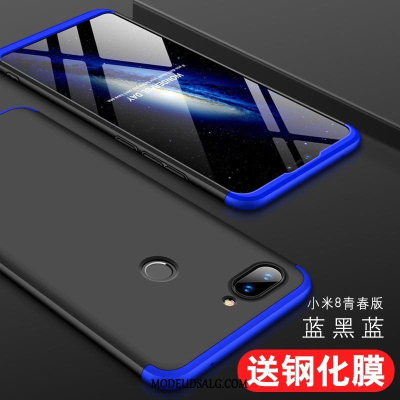 Xiaomi Mi 8 Lite Etui Membrane Rød Hærdning Support Ungdom