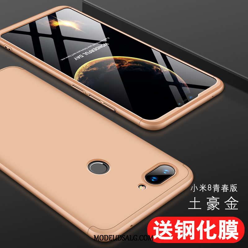 Xiaomi Mi 8 Lite Etui Membrane Rød Hærdning Support Ungdom