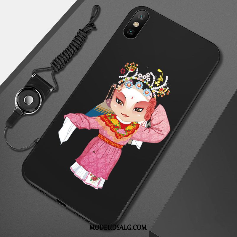 Xiaomi Mi 8 Pro Etui Beijing Opera Lille Sektion Beskyttelse Cover Sort