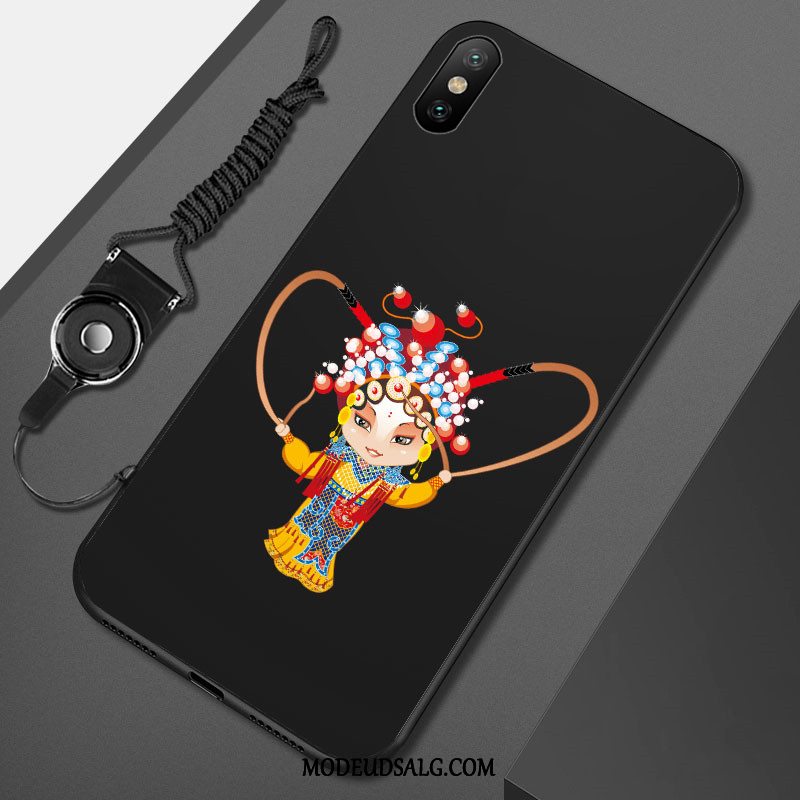 Xiaomi Mi 8 Pro Etui Beijing Opera Lille Sektion Beskyttelse Cover Sort