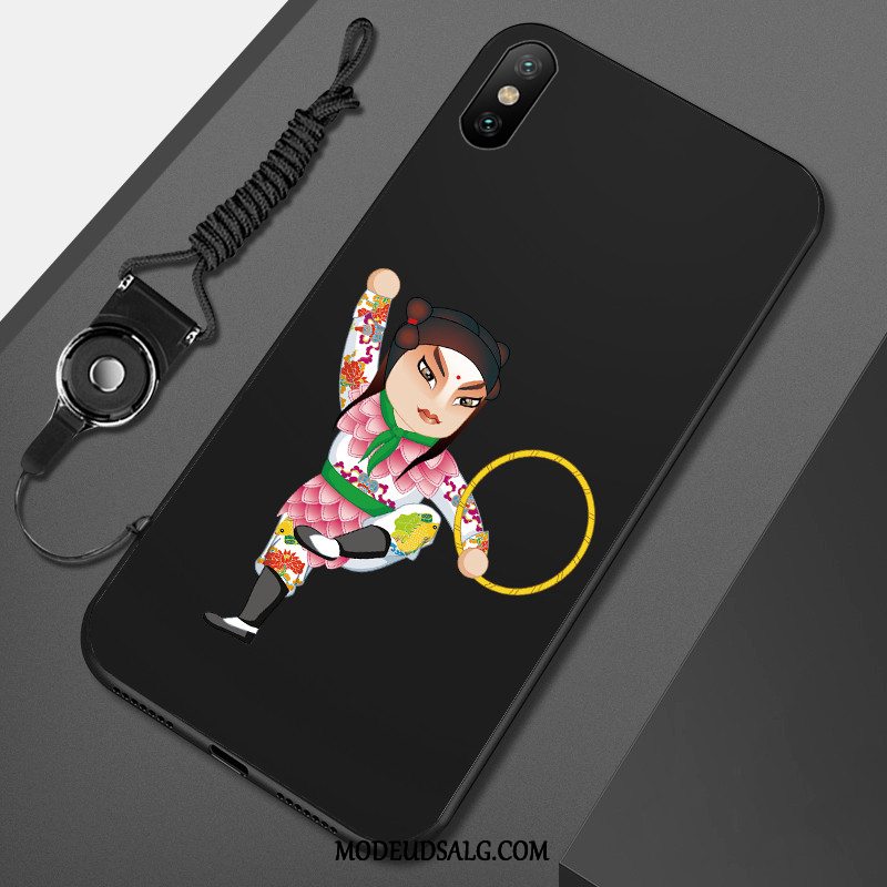 Xiaomi Mi 8 Pro Etui Beijing Opera Lille Sektion Beskyttelse Cover Sort