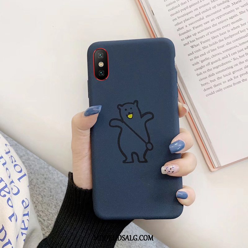 Xiaomi Mi 8 Pro Etui Blå Lille Sektion Smuk Af Personlighed Bjørn