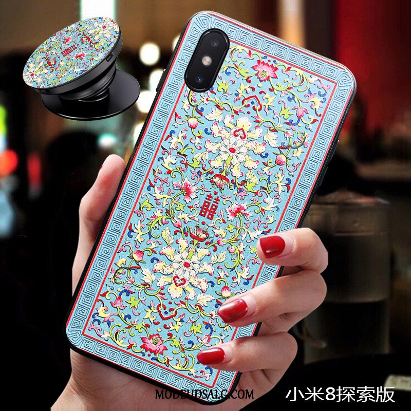 Xiaomi Mi 8 Pro Etui / Cover Blød Ny Anti-fald Grøn Trendy