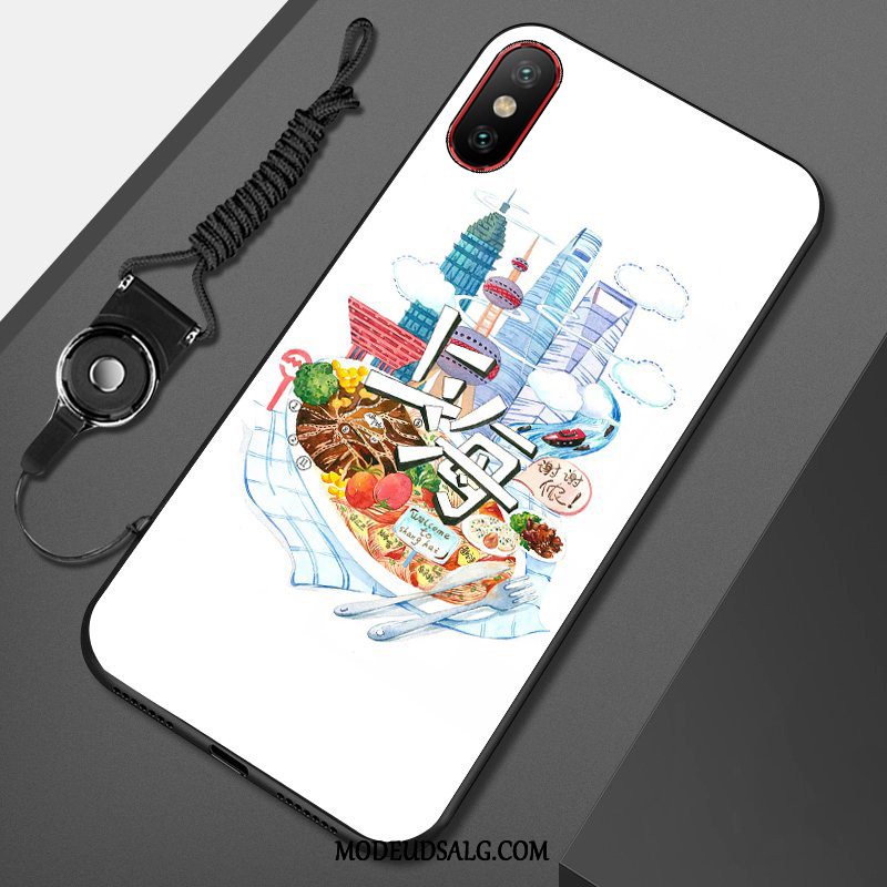 Xiaomi Mi 8 Pro Etui / Cover Lille Sektion Malet Mønster Silikone Anti-fald