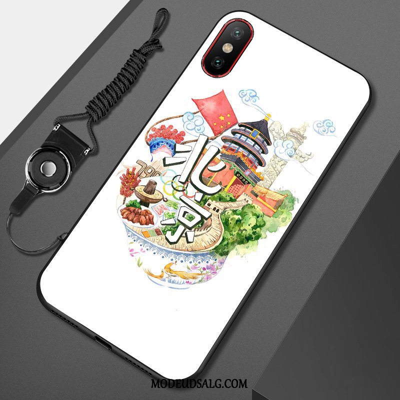 Xiaomi Mi 8 Pro Etui / Cover Lille Sektion Malet Mønster Silikone Anti-fald