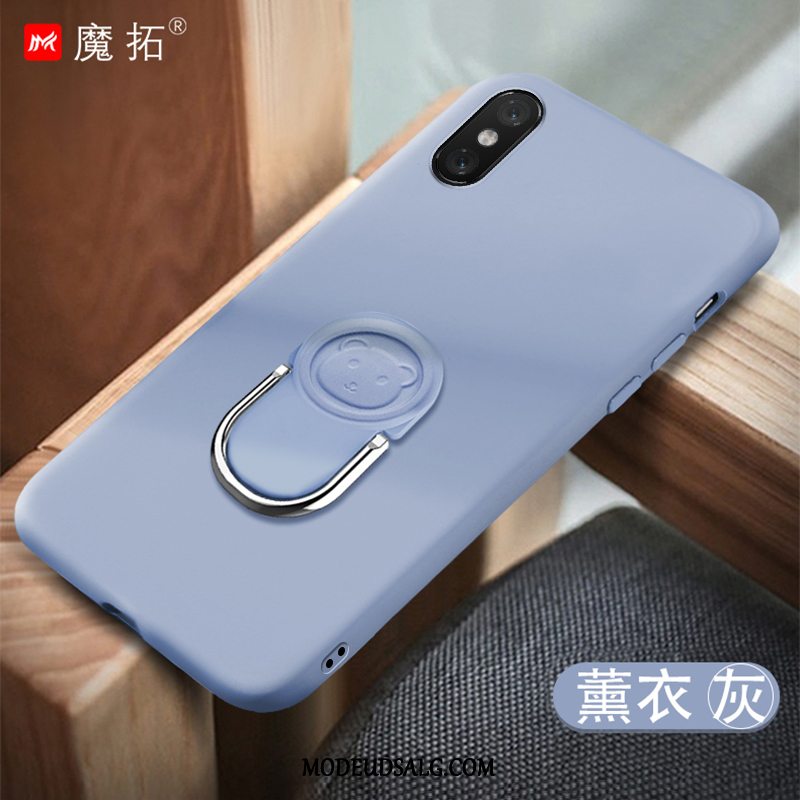 Xiaomi Mi 8 Pro Etui Cover Lille Sektion Rød Blød Hængende Ornamenter