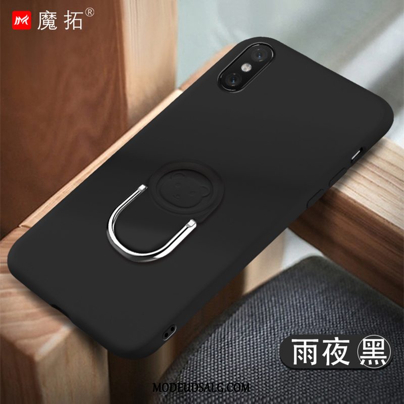 Xiaomi Mi 8 Pro Etui Cover Lille Sektion Rød Blød Hængende Ornamenter