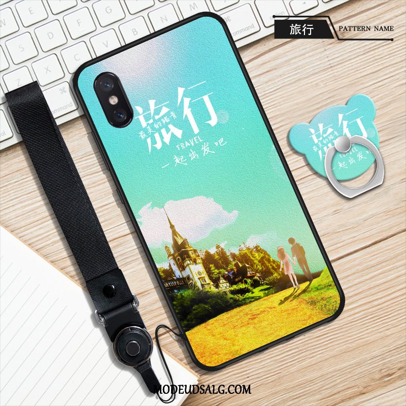 Xiaomi Mi 8 Pro Etui / Cover Lyserød Beskyttelse Mønster Lille Sektion