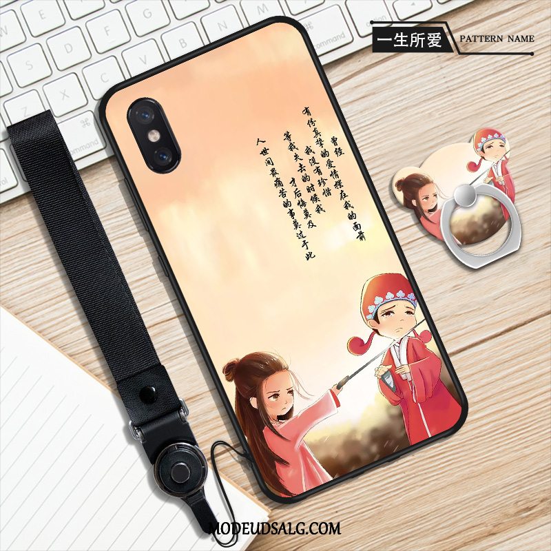 Xiaomi Mi 8 Pro Etui / Cover Lyserød Beskyttelse Mønster Lille Sektion