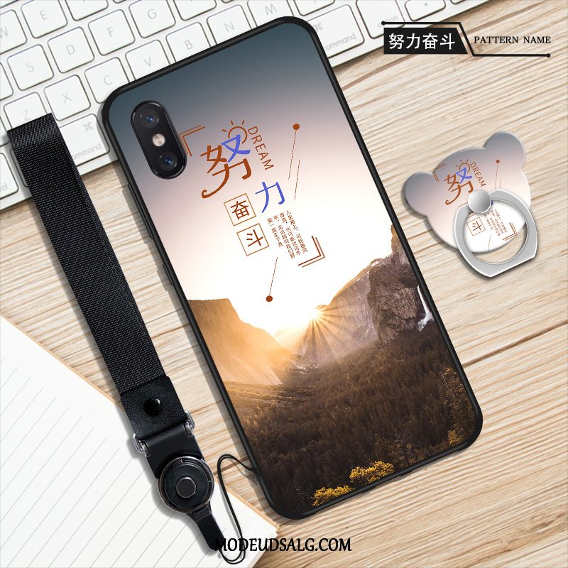 Xiaomi Mi 8 Pro Etui / Cover Lyserød Beskyttelse Mønster Lille Sektion