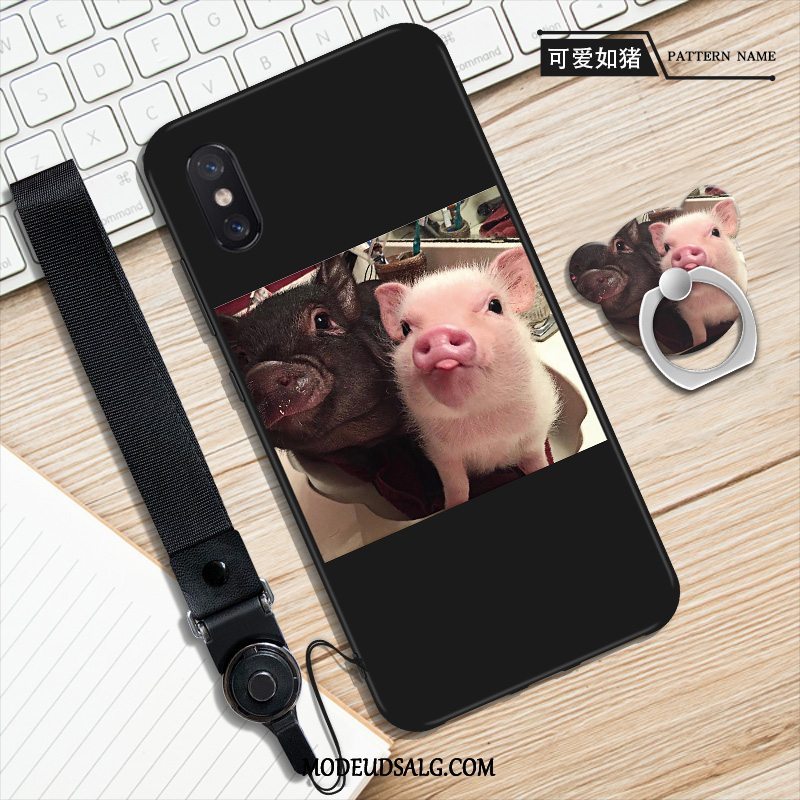 Xiaomi Mi 8 Pro Etui / Cover Lyserød Beskyttelse Mønster Lille Sektion