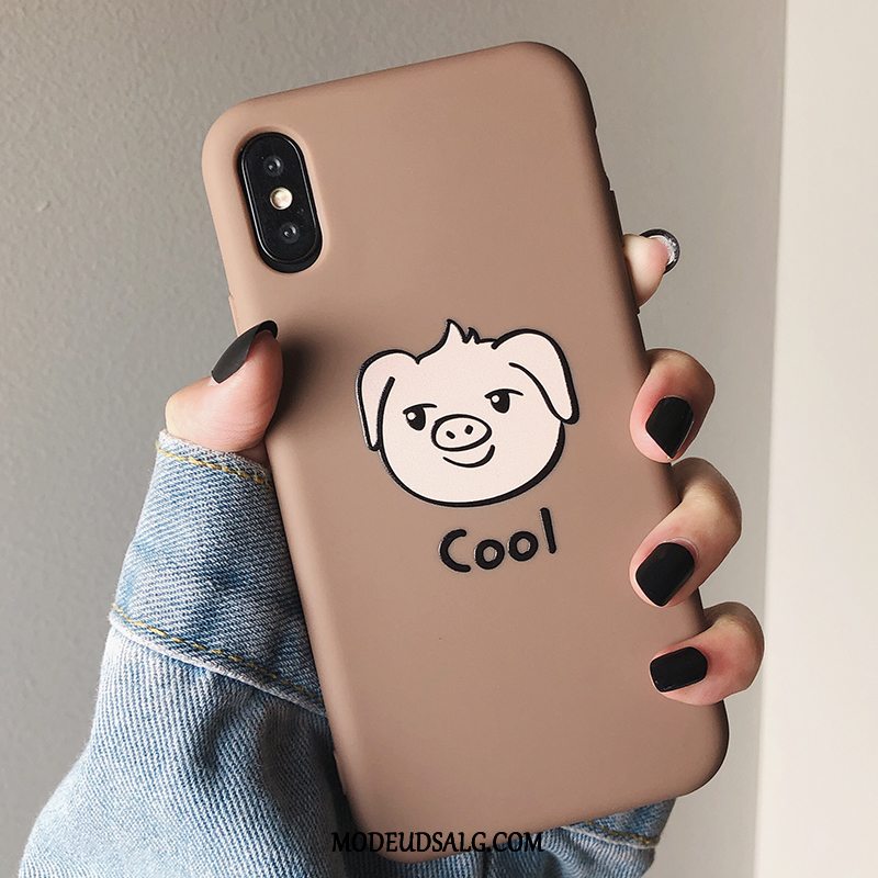 Xiaomi Mi 8 Pro Etui / Cover Smuk Rød Cartoon Blød