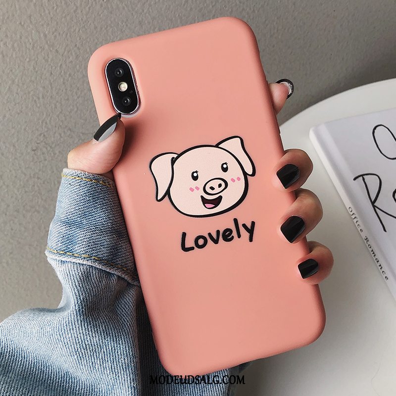 Xiaomi Mi 8 Pro Etui / Cover Smuk Rød Cartoon Blød