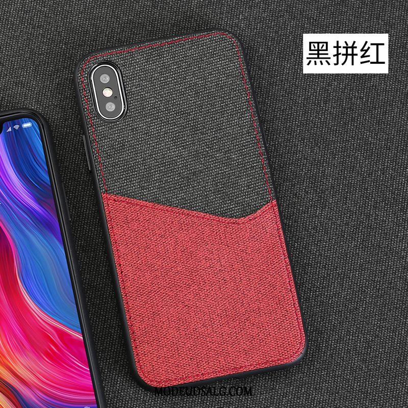 Xiaomi Mi 8 Pro Etui Lille Sektion Business Anti-fald Sort Tynd